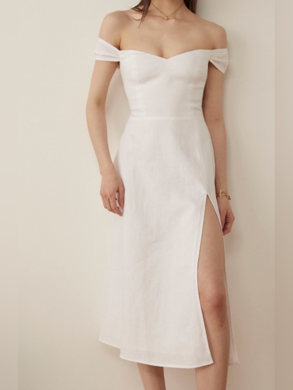 Reformation Bridgton Linen Dress Size 2